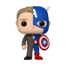 ФИГУРКА FUNKO POP STEVE ROGERS - CAPTAIN AMERICA / ФАНКО ПОП СТИВ РОДЖЕРС - КАПИТАН АМЕРИКА - фото 1