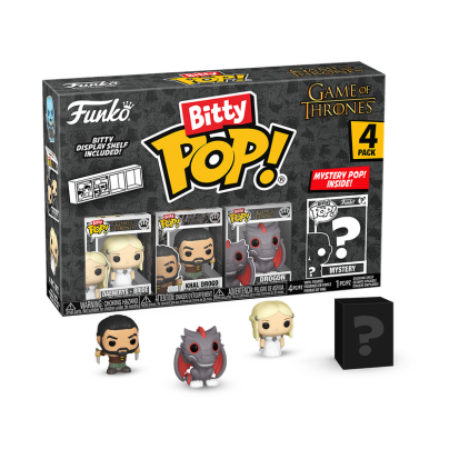 ФІГУРКИ FUNKO BITTY POP GAME OF THRONES - DAENERYS, KHAL, DROGON / ФАНКО БІТТІ ПОП ГРА ПРЕСТОЛІВ - ДЕЙНЕРІС, КХАЛ, ДРАКОН - фото 1