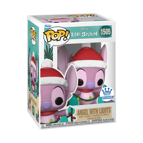 ФІГУРКА FUNKO POP STITCH - ANGEL / ФАНКО ПОП АНГЕЛ З ГІРЛЯНДОЮ