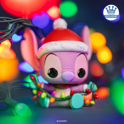 ФІГУРКА FUNKO POP STITCH - ANGEL / ФАНКО ПОП АНГЕЛ З ГІРЛЯНДОЮ - фото 3