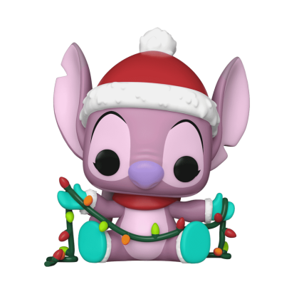 ФІГУРКА FUNKO POP STITCH - ANGEL / ФАНКО ПОП АНГЕЛ З ГІРЛЯНДОЮ - фото 1