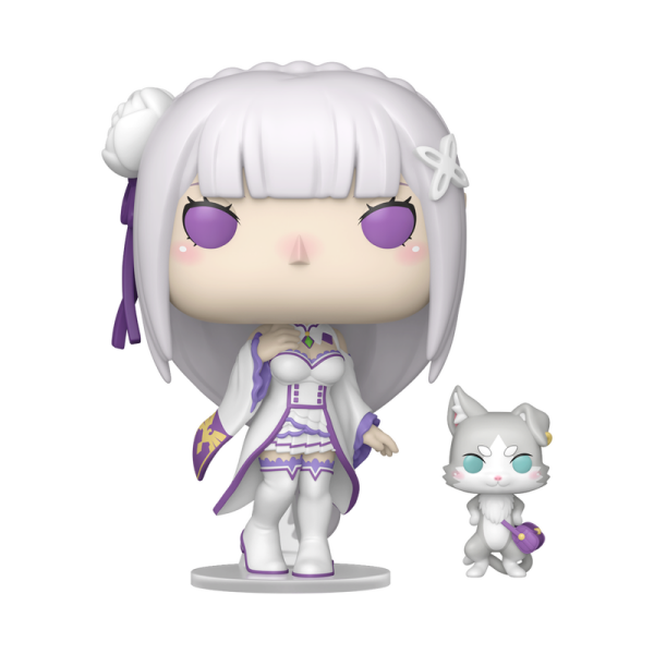 ФИГУРКА FUNKO POP RE: ZERO - EMILIA / ФАНКО ПОП С НУЛЯ: ПОСОБИЕ ПО ВЫЖИВАНИЮ В АЛЬТЕРНАТИВНОМ МИРЕ - ЭМИЛИЯ