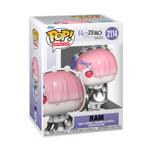 ФІГУРКА FUNKO POP RE: ZERO - RAM / ФАНКО ПОП ЖИТТЯ В АЛЬТЕРНАТИВНОМУ СВІТІ З НУЛЯ - РЕМ