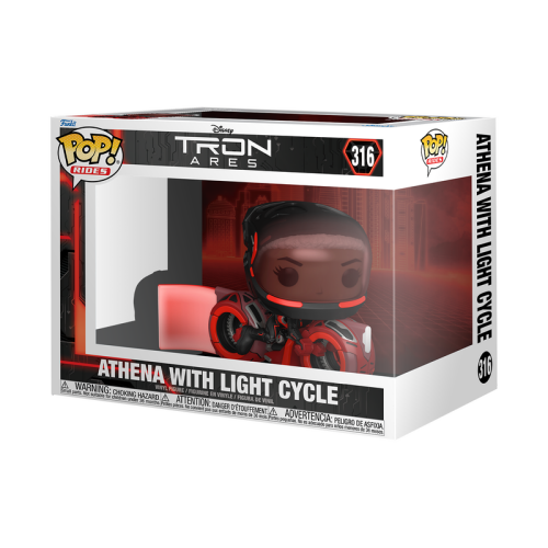 ФІГУРКА FUNKO POP TRON - ATHENA WITH LIGHT CYCLE / ФАНКО ПОП ТРОН - АТЕНА