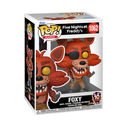 ФІГУРКА FUNKO POP FIVE NIGHTS AT FREDDY'S (FNAF) - FOXY THE PIRATE / ФАНКО ПОП П'ЯТЬ НОЧЕЙ З ФРЕДДІ (ФНАФ) - ФОКСІ ПІРАТ