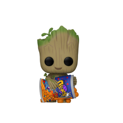 ФІГУРКА FUNKO POP I AM GROOT (WITH CHEESE PUFFS) / ФАНКО ПОП ГРУТ З СИРНИМИ КУЛЬКАМИ - фото 1