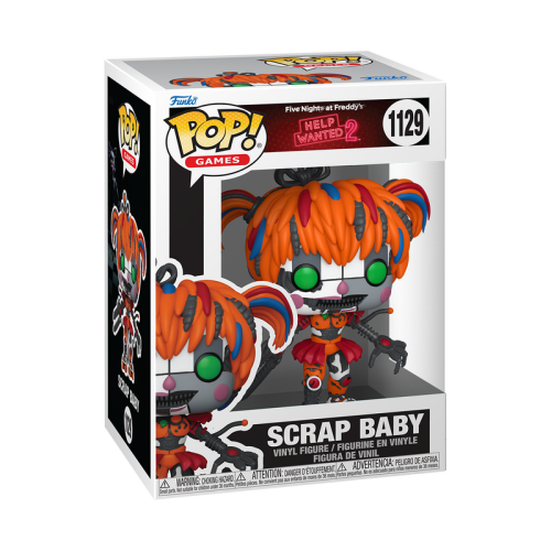ФІГУРКА FUNKO POP FIVE NIGHTS AT FREDDYS - SCRAP BABY / ФАНКО ПОП П'ЯТЬ НОЧЕЙ З ФРЕДДІ (ФНАФ) - СКРАП БЕЙБІ