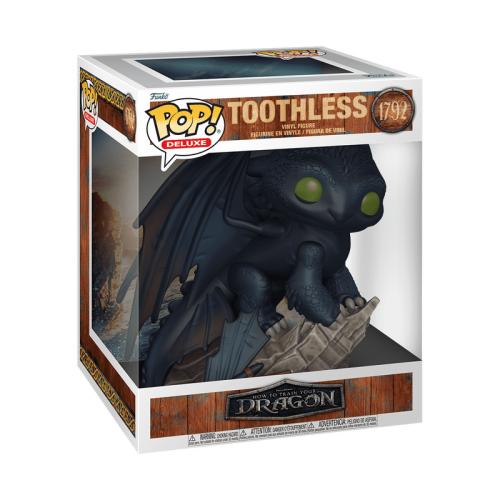 ФІГУРКА FUNKO POP HOW TO TRAIN YOUR DRAGON - TOOTHLESS / ФАНКО ПОП ЯК ПРИБОРКАТИ ДРАКОНА - БЕЗЗУБИК