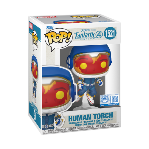 ФІГУРКА FUNKO POP FANTASTIC 4 - HUMAN TORCH / ФАНКО ПОП ФАНТАСТИЧНА ЧЕТВІРКА - ЛЮДИНА ФАКЕЛ ЕКЗ