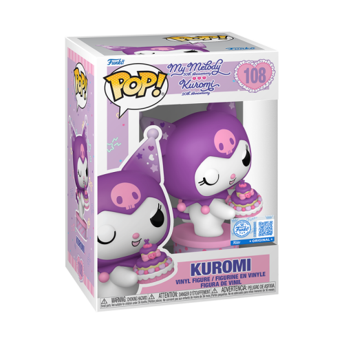 ФІГУРКА FUNKO POP HELLO KITTY AND FRIENDS - KUROMI / ФАНКО ПОП ХЕЛЛО КІТТІ - КУРОМІ З ТОРТИКОМ