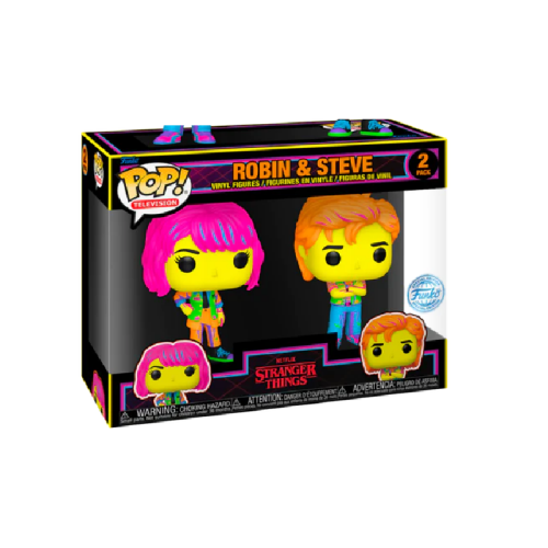 ФІГУРКА FUNKO POP 2 PACK STRANGER THINGS  / ФАНКО ПОП ДИВНІ ДИВА НАБІР 2 ФІГУРКИ СТІВ ТА РОБІН