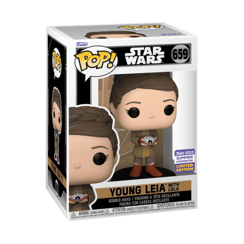 ФІГУРКА FUNKO POP STAR WARS - YOUNG LEIA WITH LOLA / ФАНКО ПОП ЗОРЯНІ ВІЙНИ - МОЛОДА ЛЕЯ З ЛОЛОЮ